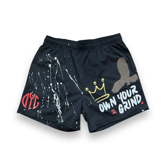 Own Your Grind "Brown Bird" Mesh Shorts